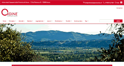 Desktop Screenshot of ordineingegneriarezzo.it